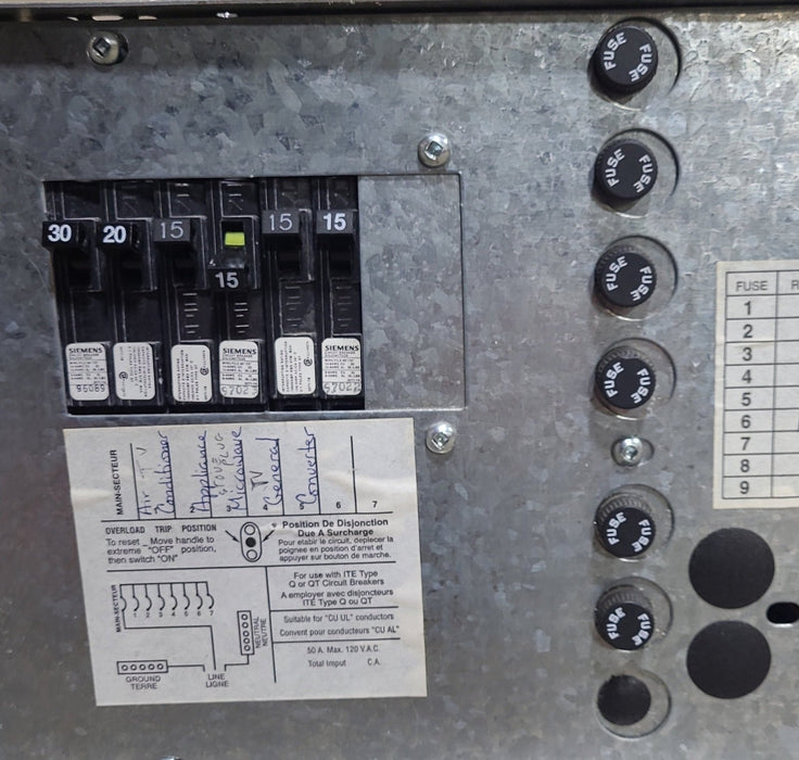 Used SYSTEM MONITORS 32 AMP Converter TNC320D - Young Farts RV Parts