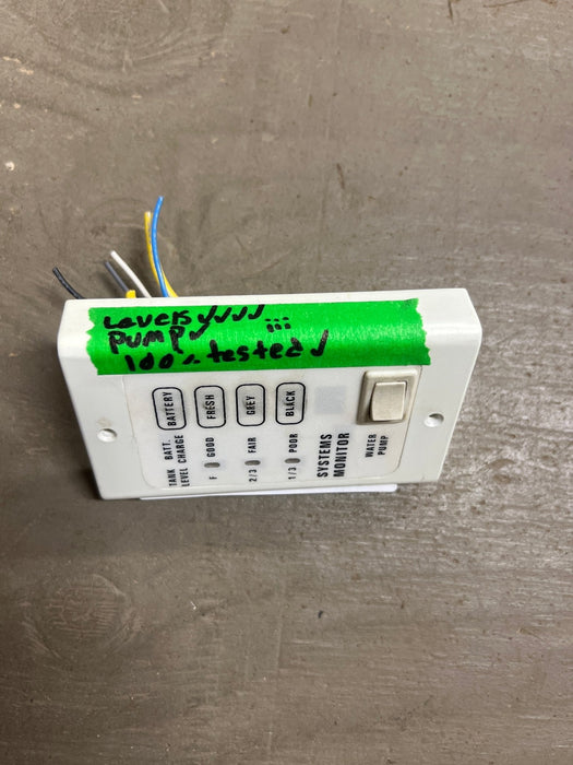 Used Systems Monitor Control Panel - 208-233-7290 (ECP) - Young Farts RV Parts