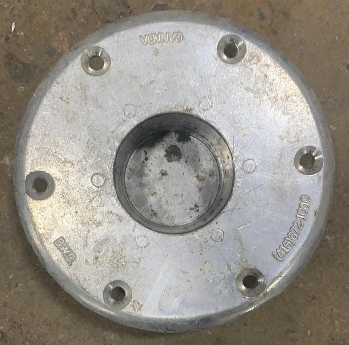 Used Table Base Inset Aluminum 6 1/4" W