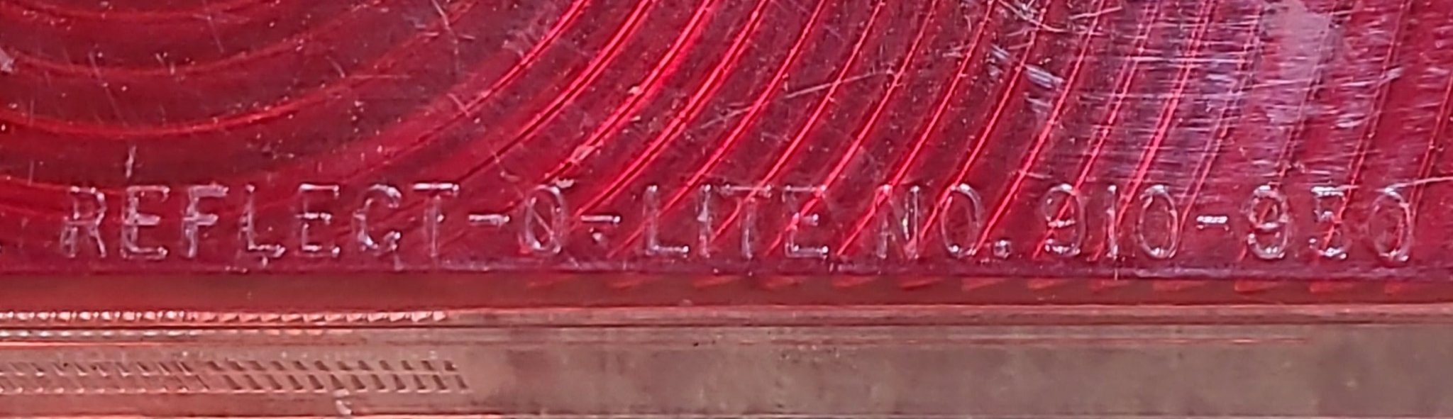 Used Tail Light Assembly Replacement Lens - Young Farts RV Parts