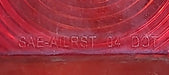 Used Tail Light Assembly Replacement Lens - Young Farts RV Parts