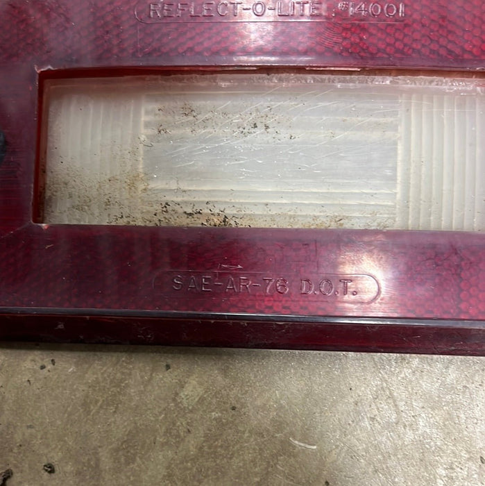Used Tail Light Assembly Replacement Lens - Young Farts RV Parts