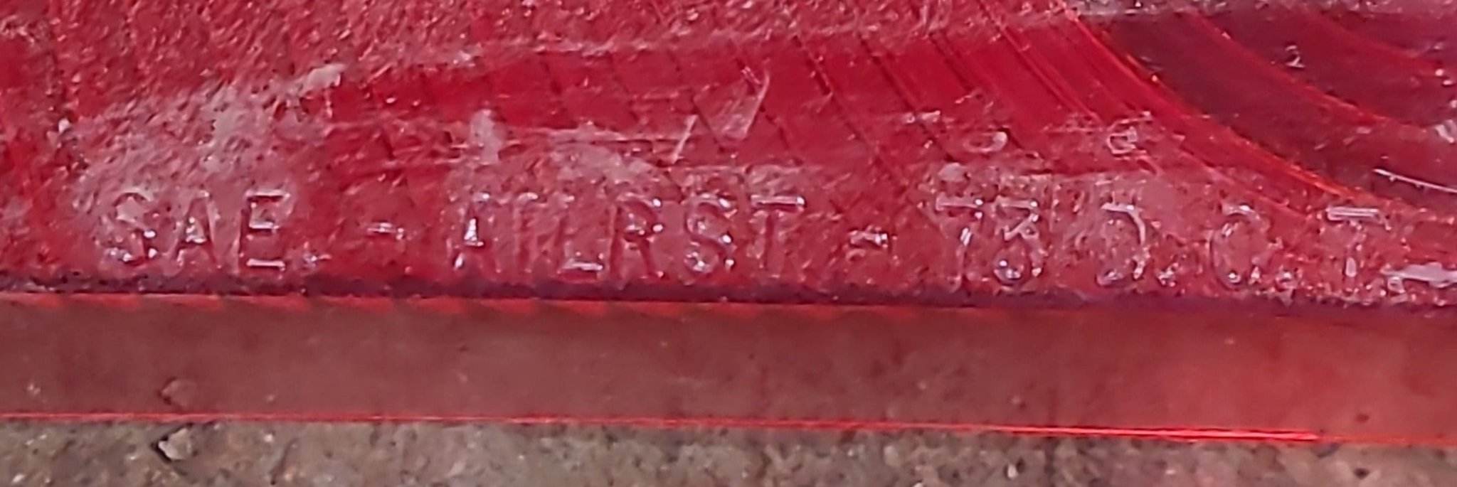 Used Tail Light Assembly Replacement Lens - Young Farts RV Parts