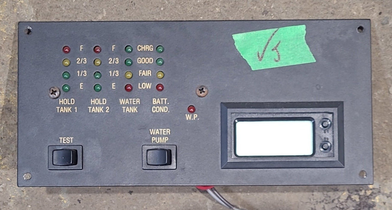 Used Tank Monitor System Panel