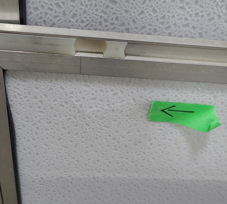 Used Tent Trailer Square Entry Door 22" X 54 1/2"