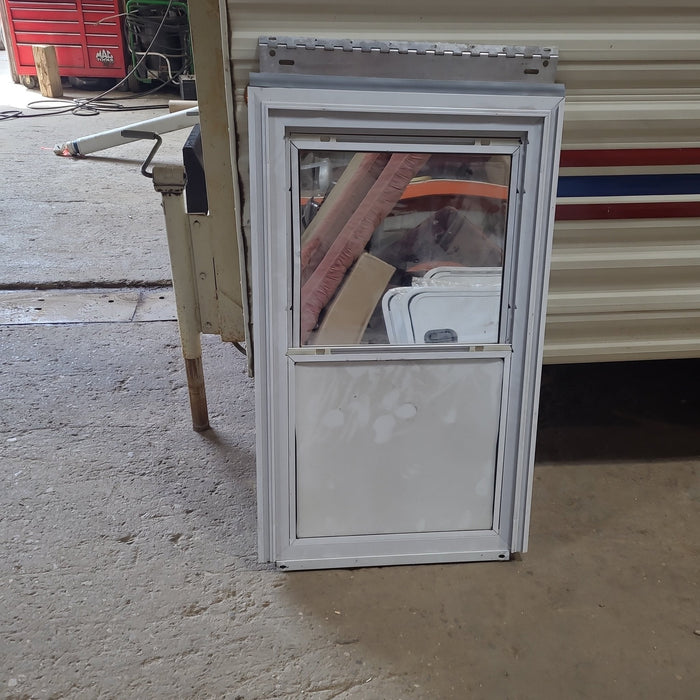 Used Tent Trailer Square Entry Door 26" X 41 3/4"