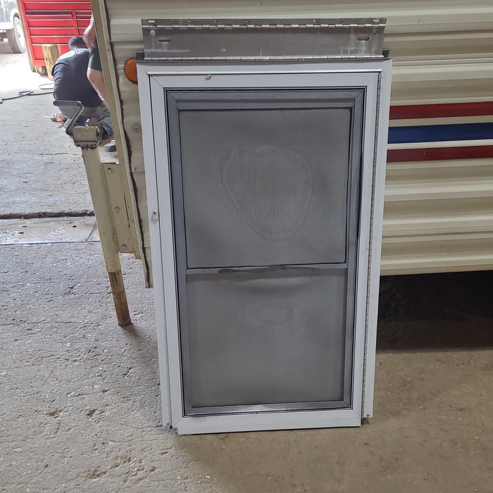 Used Tent Trailer Square Entry Door 26" X 41 3/4"