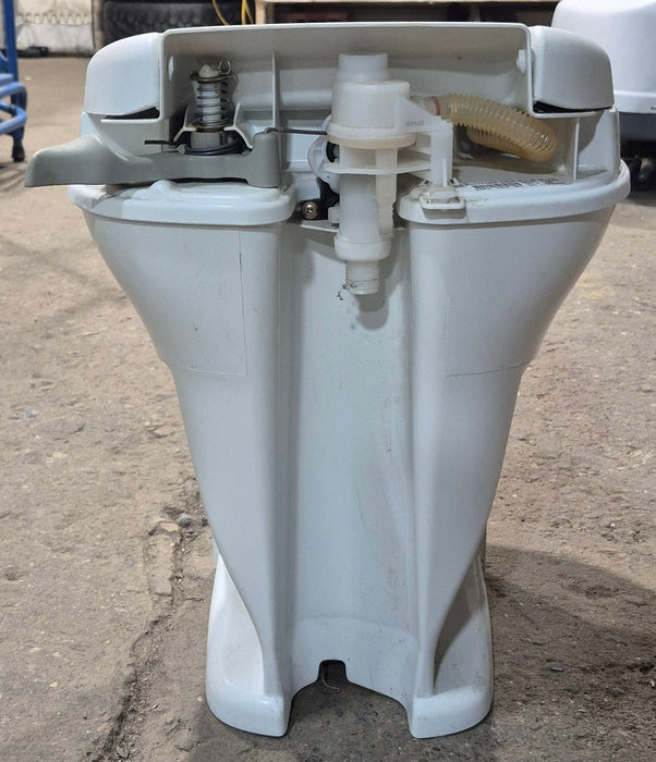 Used Thetford Toilet, Hand Flush, High Profile, White - AQUA MAGIC V , 31648