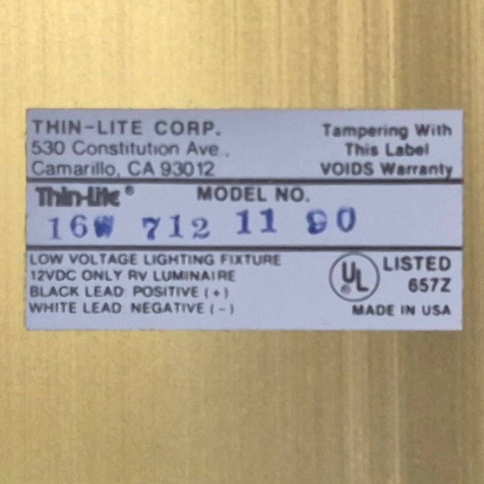 Used Thin-Lite Dual Fluorescent Light Fixture - Model 712