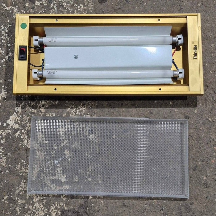 Used Thin-Lite Dual Fluorescent Light Fixture - Model 712