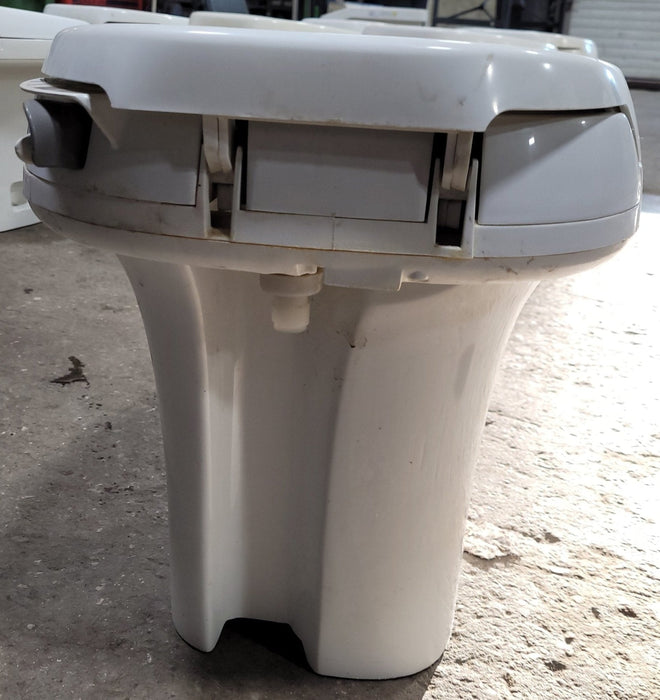 Used Complete Thetford Toilet, Hand Flush, High Profile, Off-White - AQUA MAGIC IV ,  24920