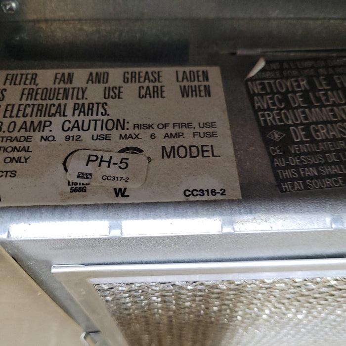 Used Ventline RV Range Hood Fan CC316-2