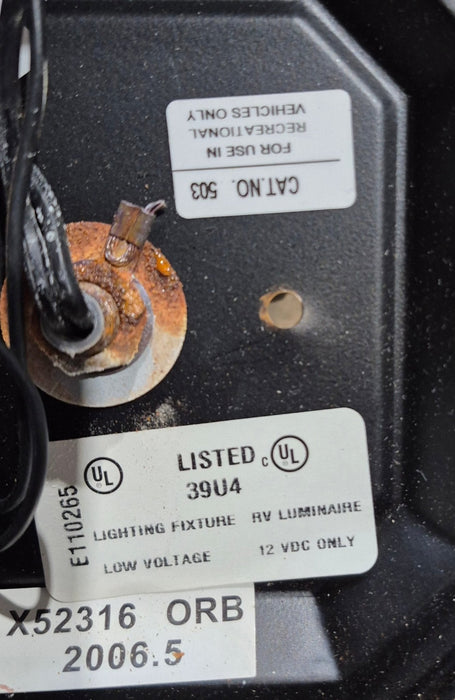 Used Wall Mount Light - Young Farts RV Parts