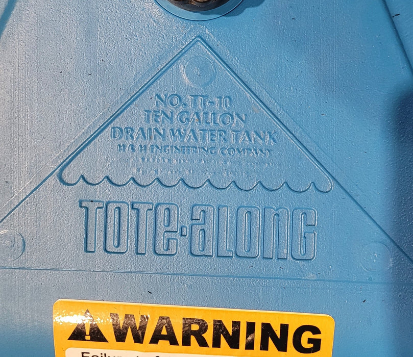 Used Waste/ Grey Water Portable Tank - 10 Gal