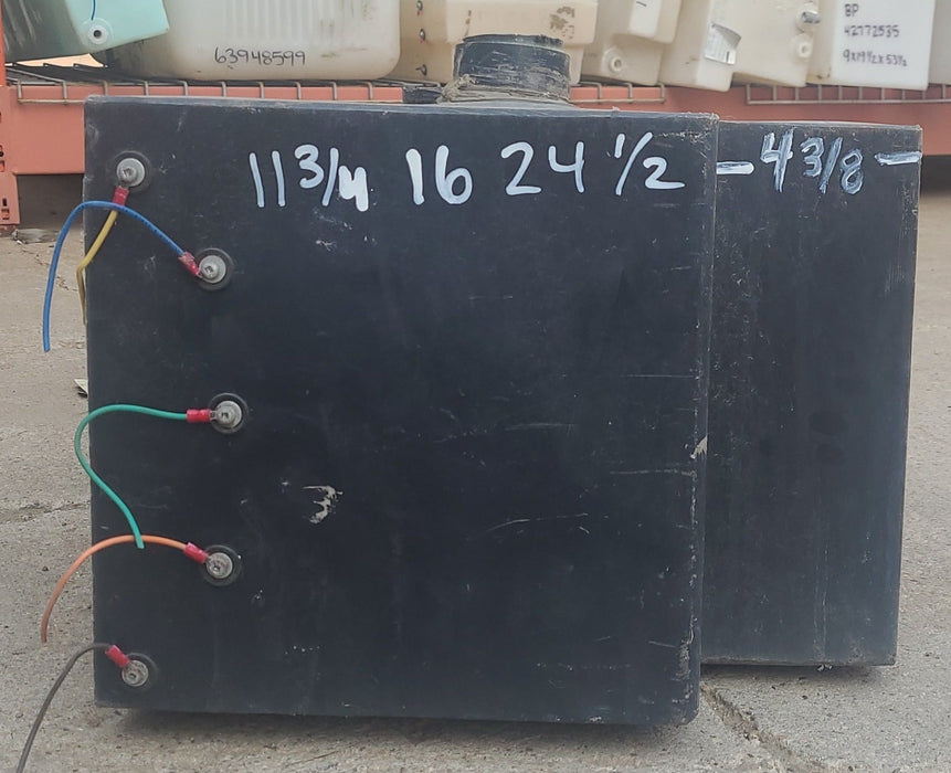 Used Waste/ Black Water Tank 24 1/2" X 16" X 11 3/4"