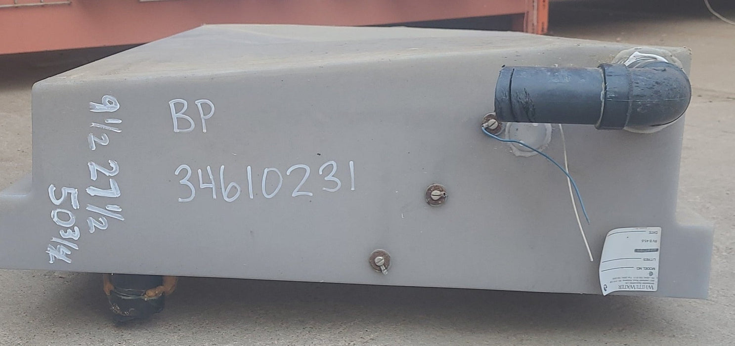 Used Waste/ Grey Water Tank 50 3/4" X 27 1/2" X 9 1/2"