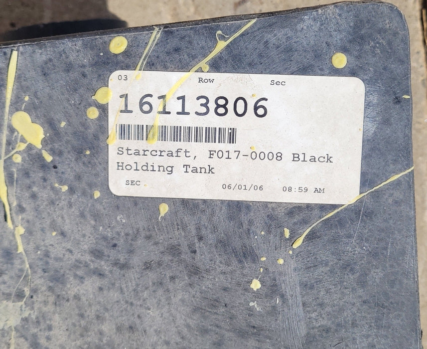 Used Waste/ Black Water Tank 52 3/4" X 20" X 8 7/8"