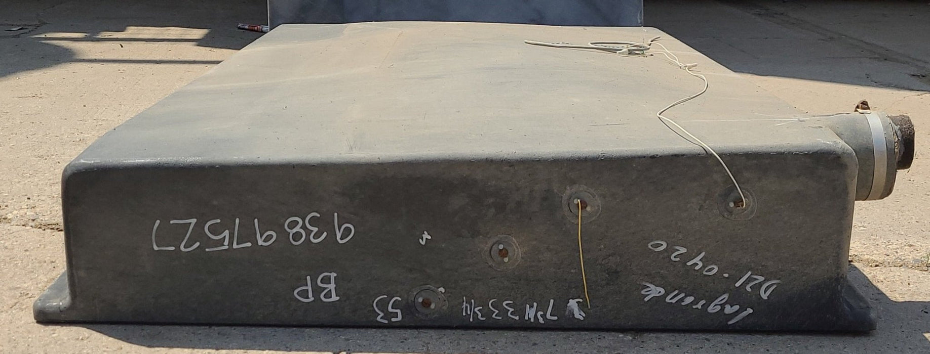 Used Waste/ Grey Water Tank 53" X 33 3/4" X 7 3/4"