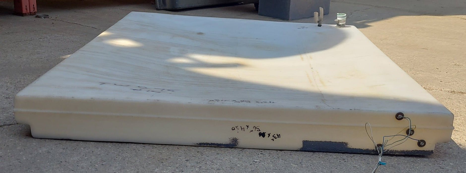Used Waste/ Grey Water Tank 56 3/4" X 43" X 4 1/2"
