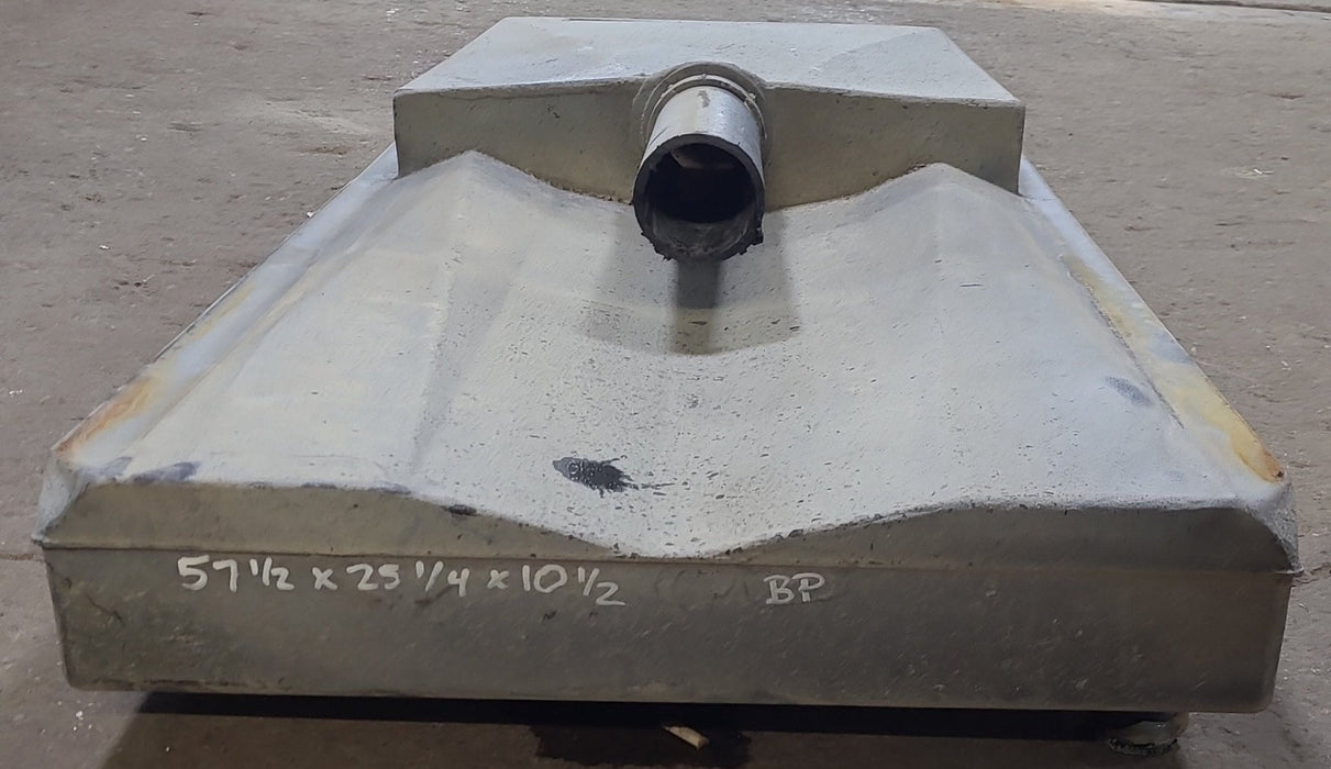 Used Waste/ Grey Water Tank 57 1/2" X 25 1/4" X 10 1/2"