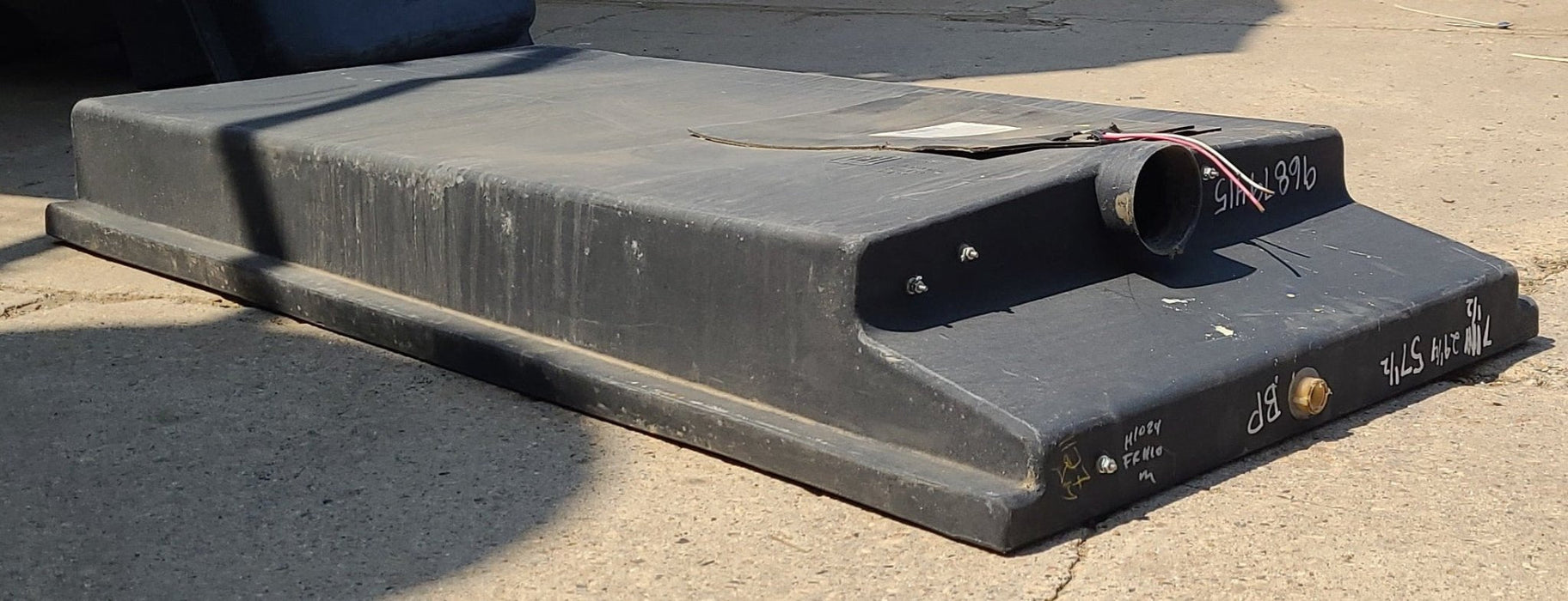 Used Waste/ Black Water Tank 57 1/2" X 29 1/4" X 7 1/2"