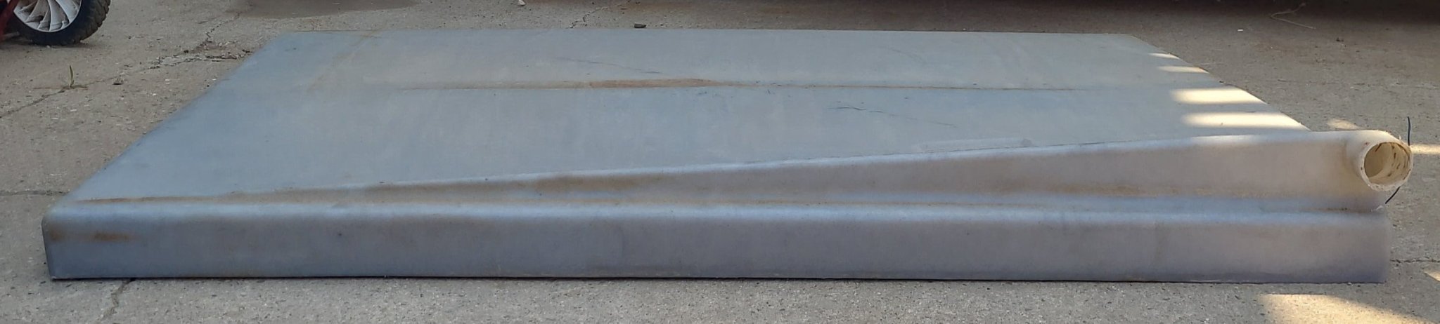 Used Waste/ Grey Water Tank 57 1/2" X 41 1/2" X 6 1/2"
