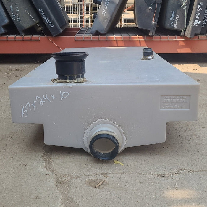 Used Waste/ Black Water Tank 57 1/8" X 24 1/4" X 10"