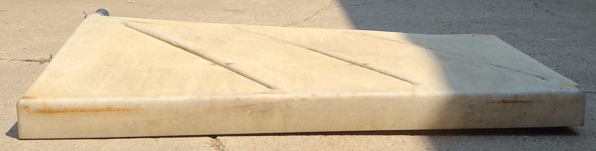 Used Waste/ Grey Water Tank 57 3/4" X 37" X 7 3/4"