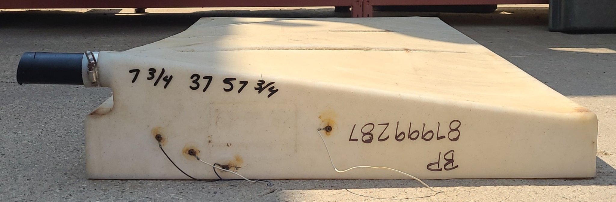 Used Waste/ Grey Water Tank 57 3/4" X 37" X 7 3/4"