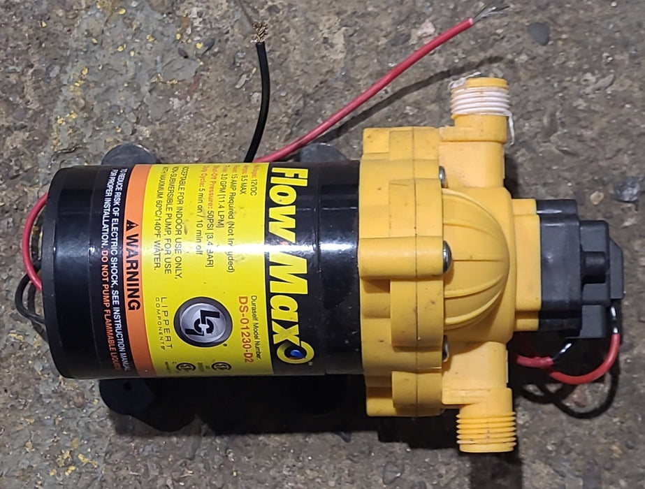Used Lippert (Max-Flow) Water Pump - DS-01230-D2