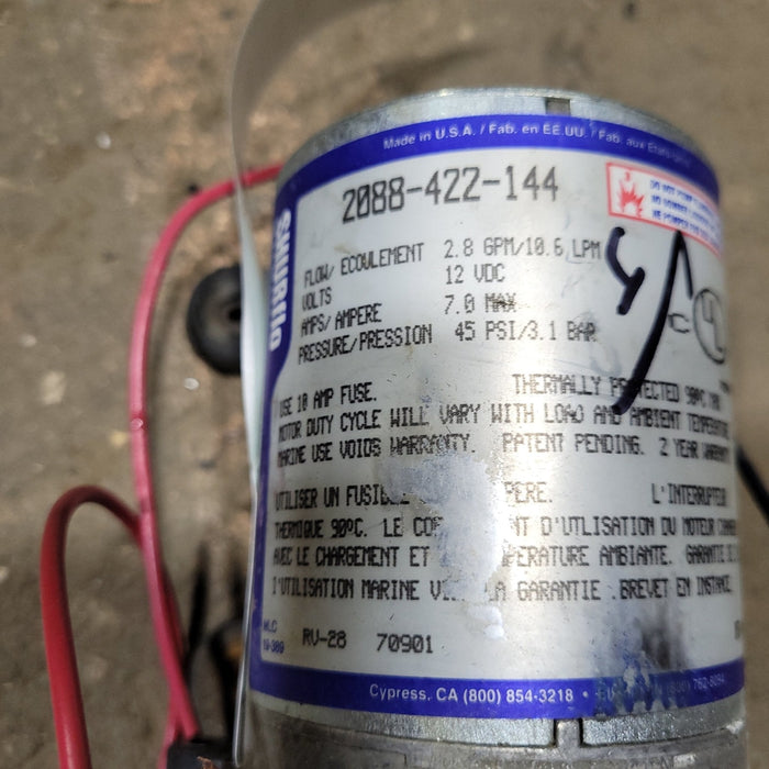 Used SHUR-FLO Water Pump - 2088-422-144