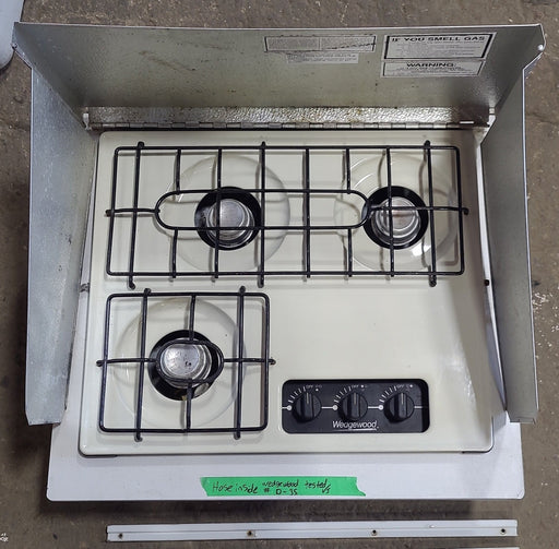 Used Wedgewood 3 Burner RV Range / Cooktop | D-35 - Young Farts RV Parts