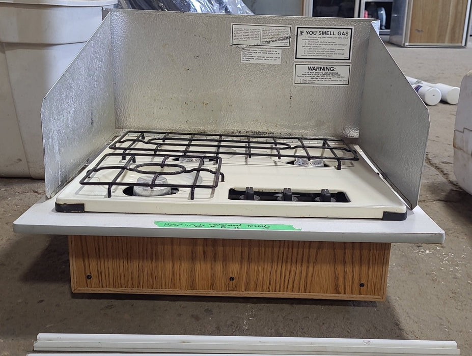 Used Wedgewood 3 Burner RV Range / Cooktop | D-35 - Young Farts RV Parts