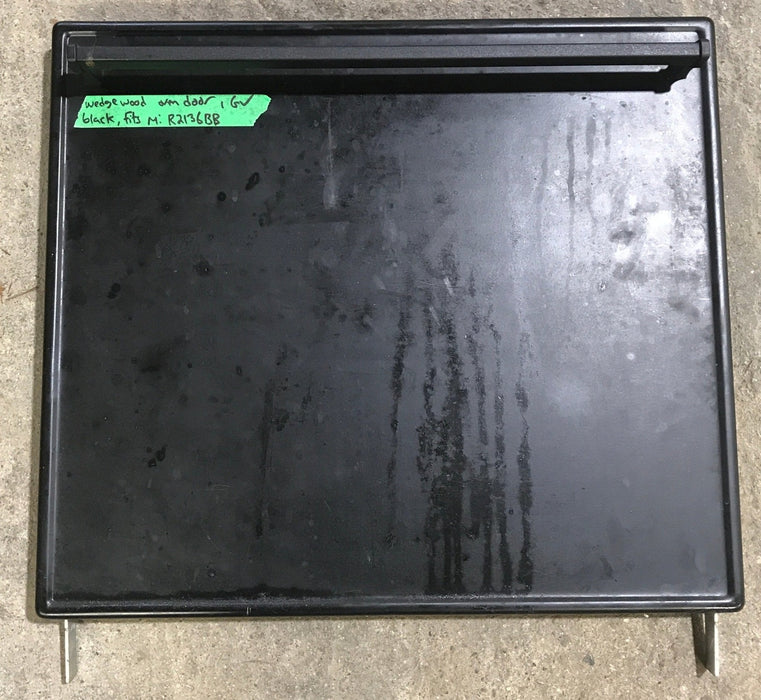 Used Atwood / Wedgewood Oven Door for Model R2136BB - 19" x 16 1/2"D