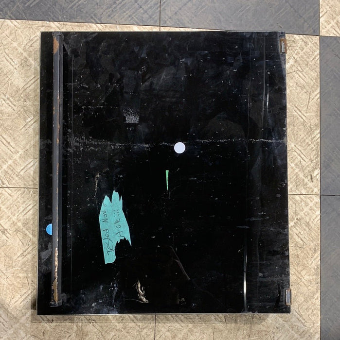 Used Atwood/ Wedgewood Oven Door, Has Glass Front Panel -  19" X  16 1/2"