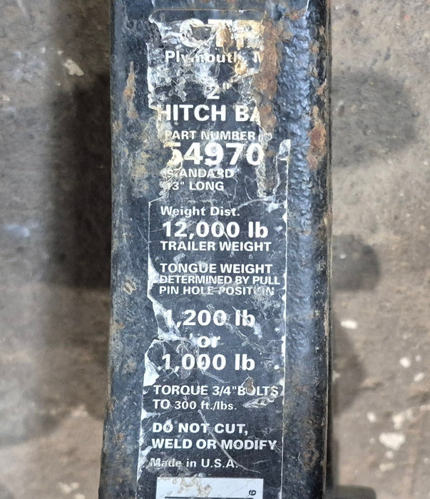 Used Weight Distribution Hitch System