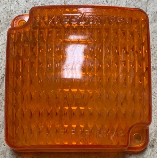 Used Wesbar 064 | DOT SAE P2P PO 72 Replacement Lens for Marker Light | Amber - Young Farts RV Parts