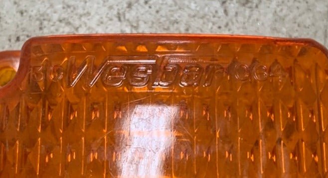 Used Wesbar 064 - DOT SAE P2P PO 72 Replacement Lens for Marker Light -  Amber