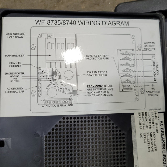 Used WFCO Converter Door