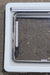 Used White Radius Emergency Opening Window : 18 7/8" W x 16 7/8" H x 1" D - Young Farts RV Parts