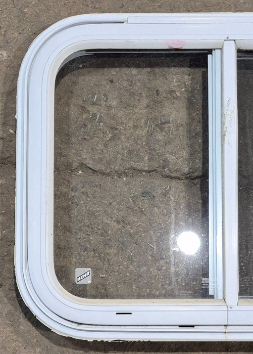 Used White Radius Emergency Opening Window : 25 1/2" W x 19 1/2" H x 1 1/4" D