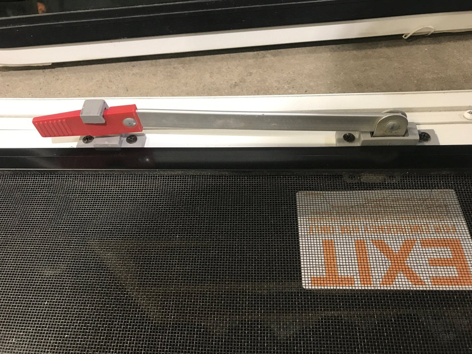 Used White Radius Emergency Opening Window : 29 1/2" W x 19 1/2" H x 1 7/8" D