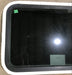 Used White Radius Emergency Opening Window : 29 1/2" W x 19 1/2" H x 1 7/8" D - Young Farts RV Parts