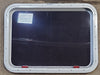 Used White Radius Emergency Opening Window : 29 1/2" W x 21 1/2" H x 1 1/8" D - Young Farts RV Parts