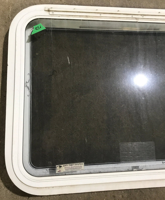 Used White Radius Emergency Opening Window : 29 1/2" W x 21 1/2" H x 1 7/8" D