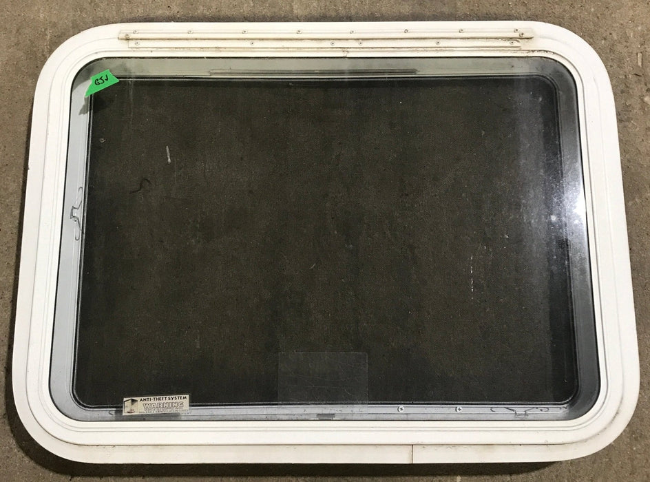 Used White Radius Emergency Opening Window : 29 1/2" W x 21 1/2" H x 1 7/8" D
