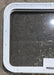 Used White Radius Emergency Opening Window : 29 1/4" W x 21 1/4" H x 1 3/4" D - Young Farts RV Parts