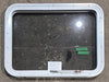 Used White Radius Emergency Opening Window : 29 1/4" W x 21 1/4" H x 1 3/4" D - Young Farts RV Parts