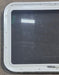 Used White Radius Emergency Opening Window : 29 1/4" W x 21 1/4" H x 1 7/8" D - Young Farts RV Parts