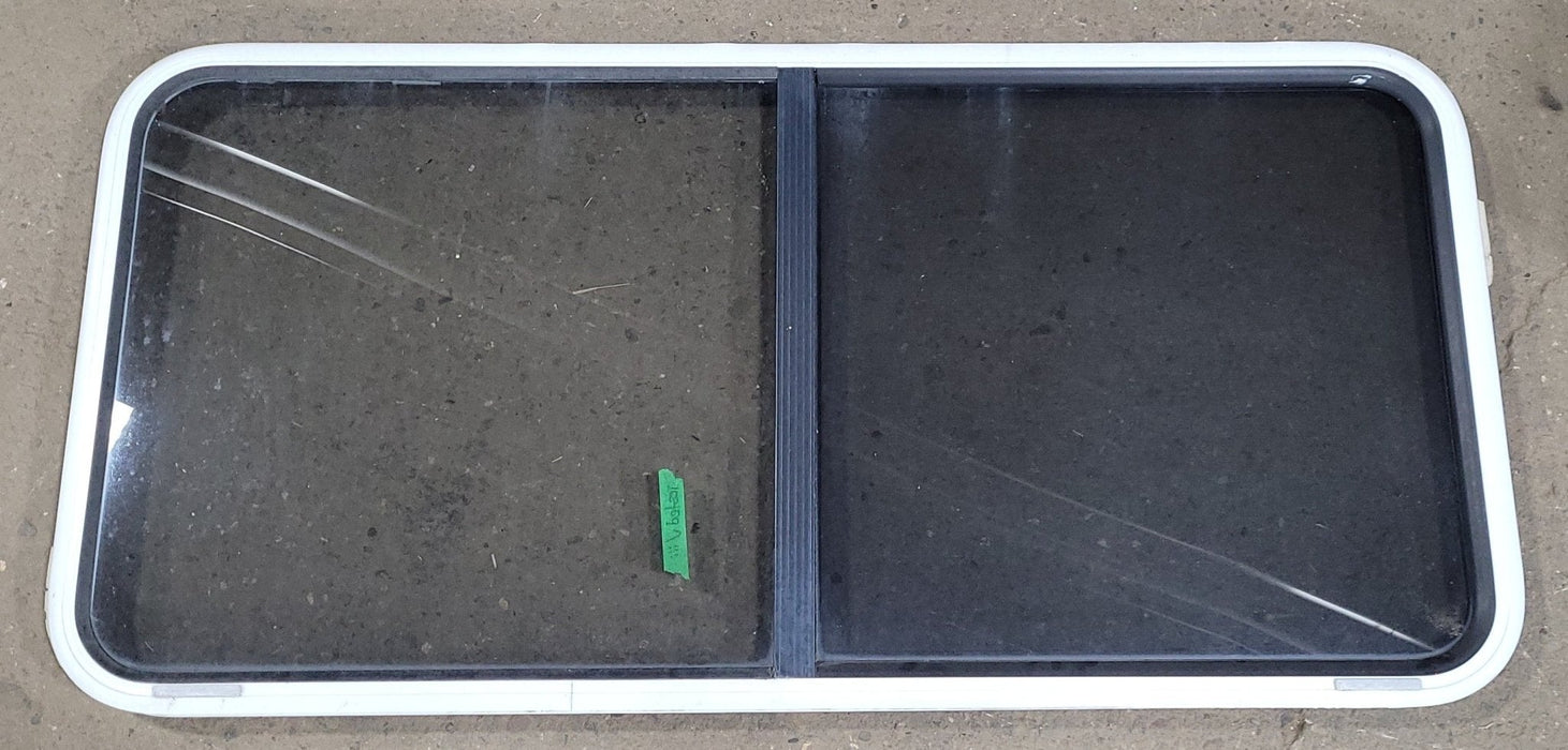Used White Radius Emergency Opening Window : 29 3/4" H X 54 1/4" W X 1 3/4" D